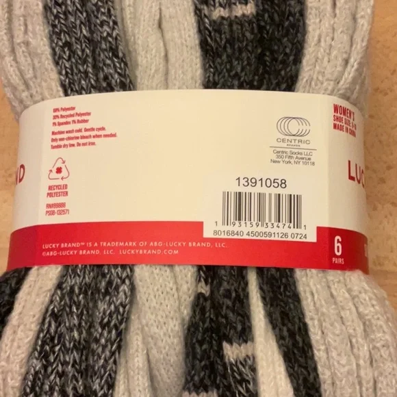 Lucky Brand Ladies Boot Socks NIP - Picture 2 of 3
